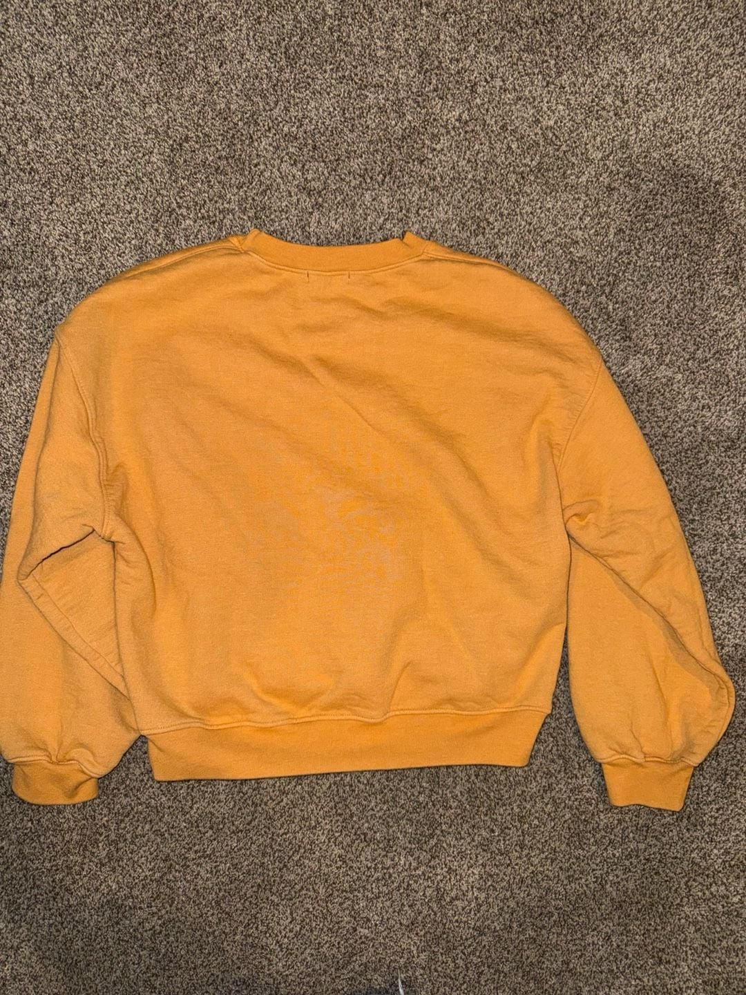 AGOLDE Crewneck Sweatshirt Size S Yellow Pullover 4