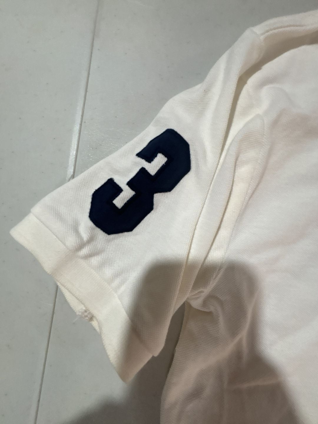 U.S. Polo Assn. Polo Shirt Size S White Short Sleeve Big Pony #3 Cotton 4