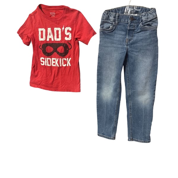 The Childrens Place OshKosh Outfit Set Size 5T Red Blue