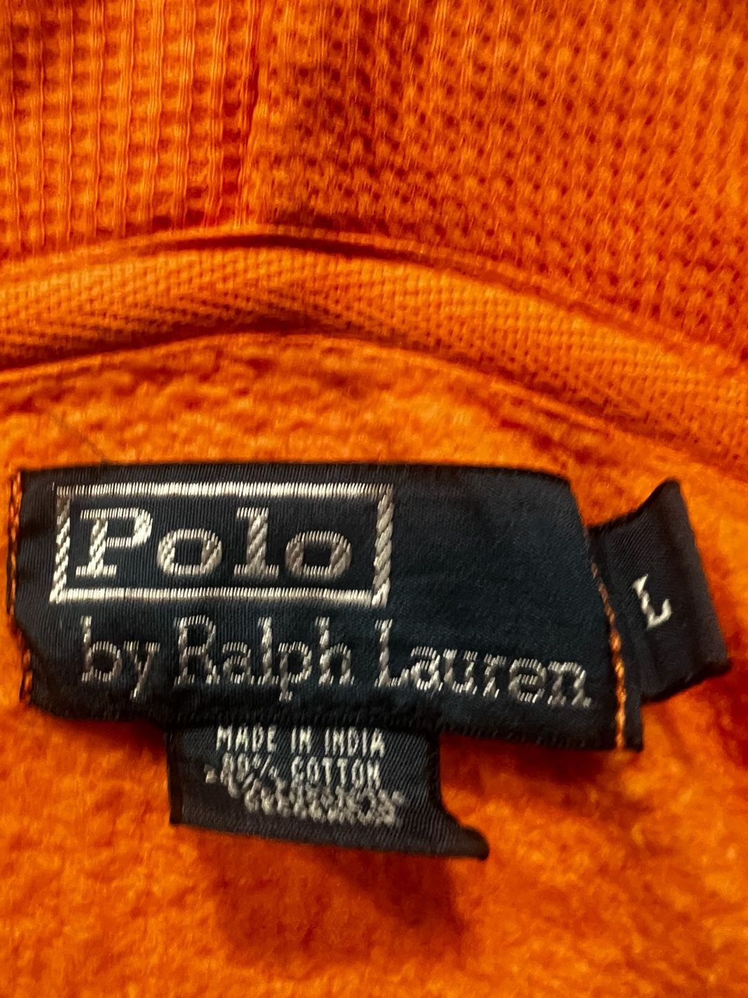 Polo by Ralph Lauren Full-Zip Hoodie Size L Orange 7