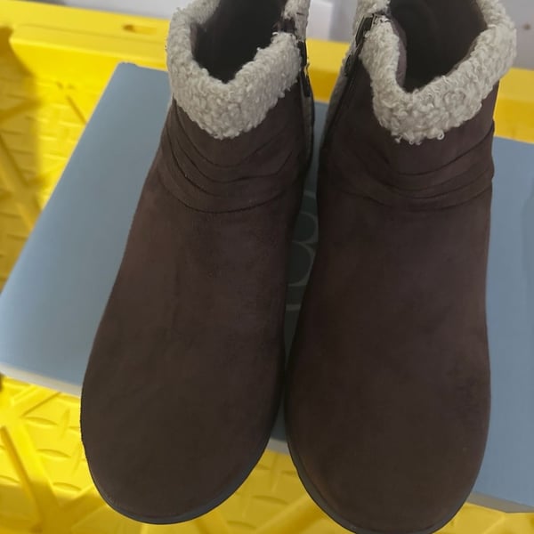 LifeStride Womens Glendale Ankle Boot Coffee 9 W :
