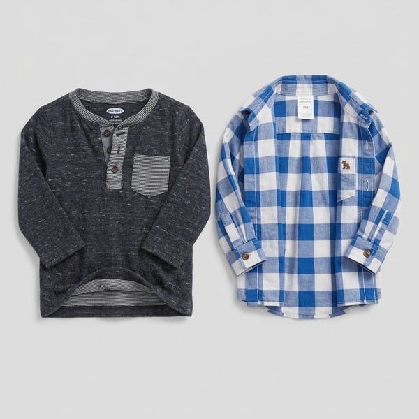 Cat & Jack And Carter's Shirt Lot Size 12M