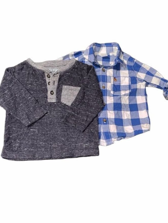 Cat & Jack And Carter's Shirt Lot Size 12M 4