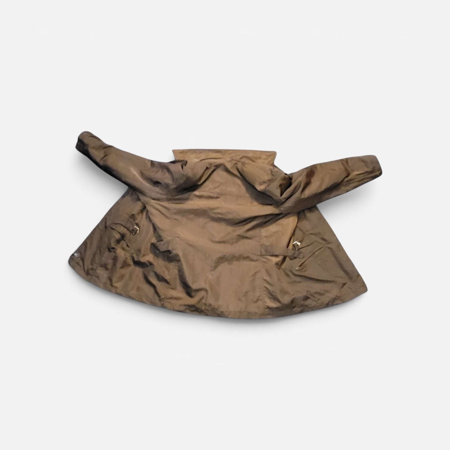 Liz Claiborne Jacket Size 6 Brown Quilted Lined Zip Utility 3