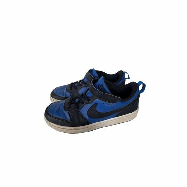 Nike Court Borough Low Recraft Size 3Y Black Blue Sneakers