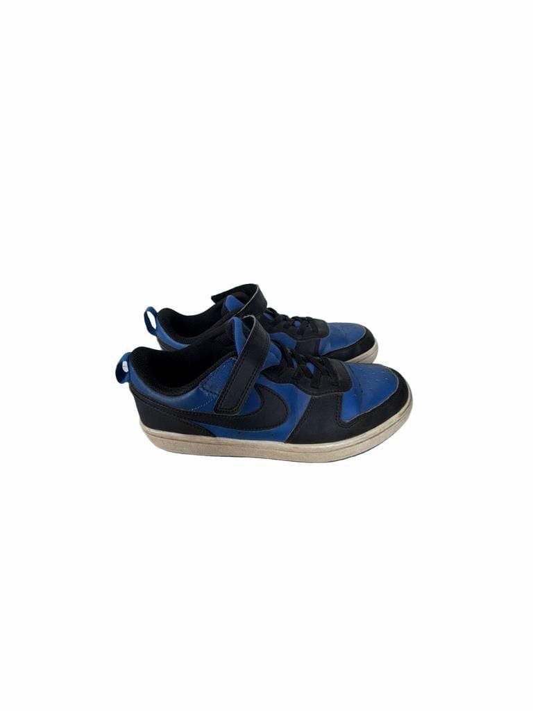 Nike Court Borough Low Recraft Size 3Y Black Blue Sneakers 3