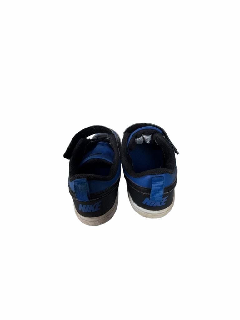 Nike Court Borough Low Recraft Size 3Y Black Blue Sneakers 5