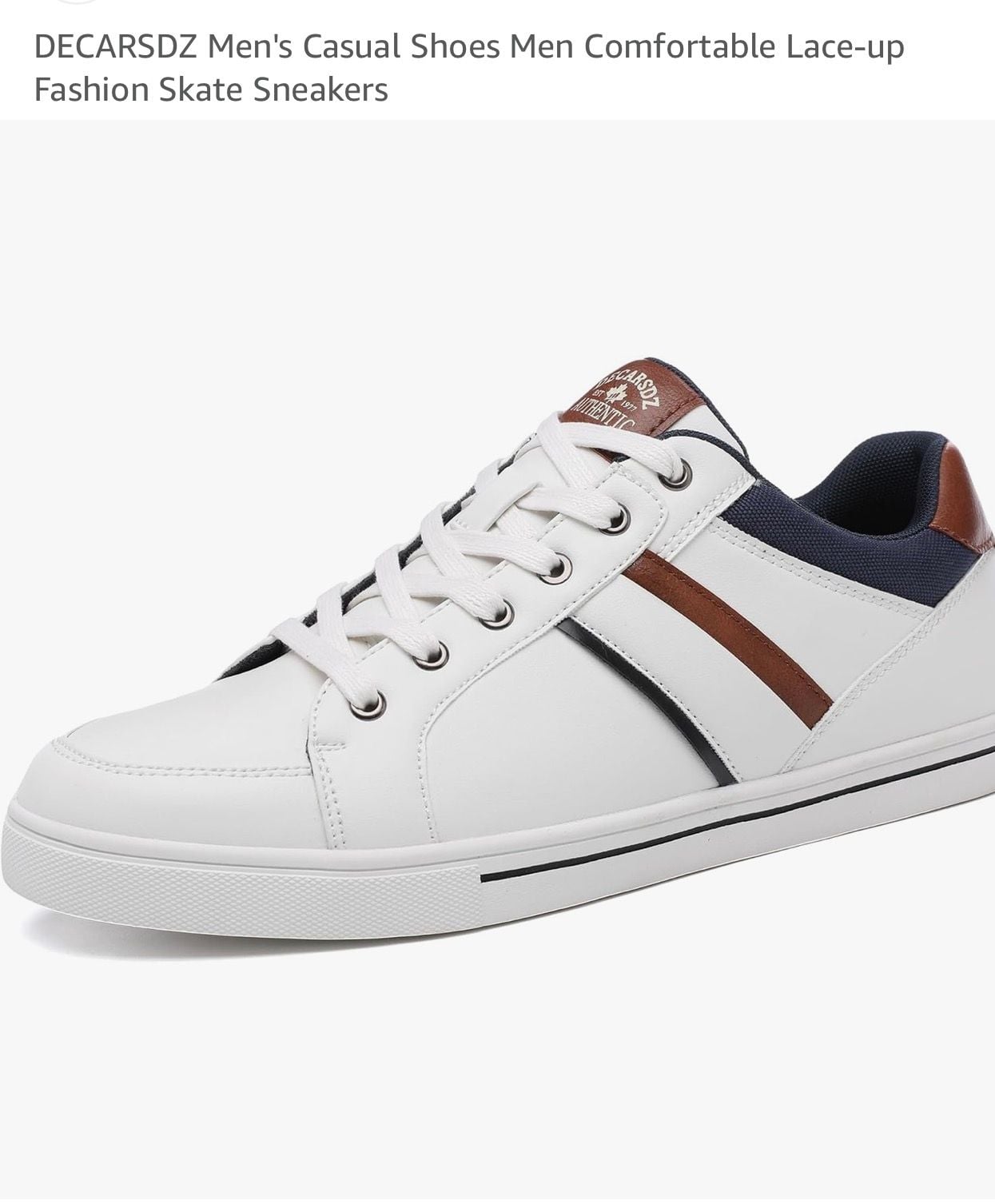 DECARSDZ Mens Everyday Fashion Sneakers Shoes Casual Oxfords Shoes Men A014, Black, 12 : : Fashion, SGD 50* 1