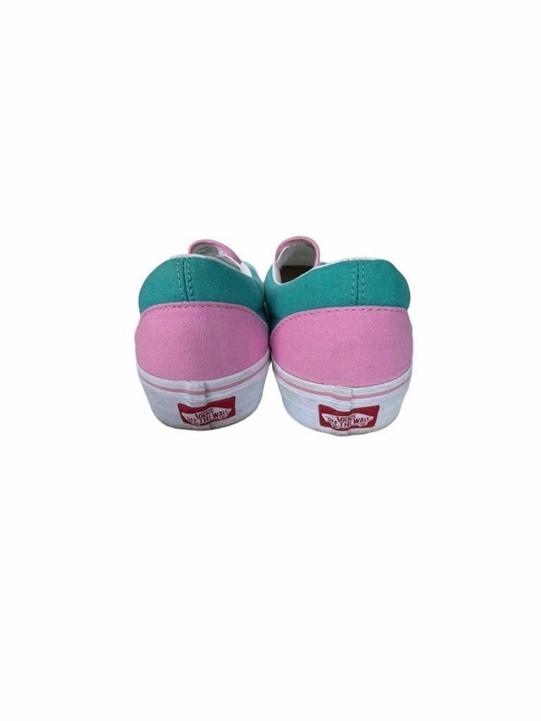 Vans Classic Slip-On Pineapple Waves Blue Teal Pink Shoes 4