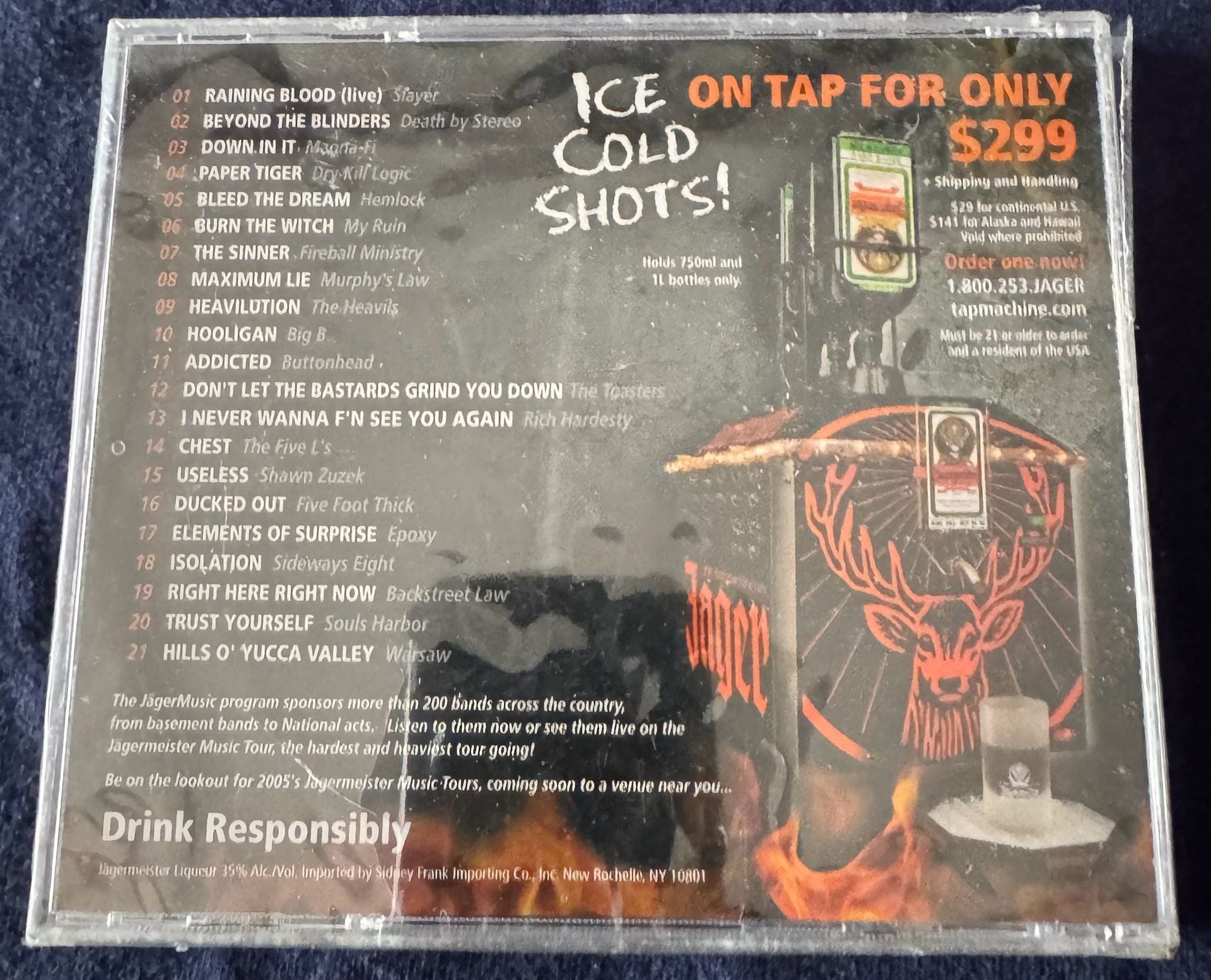 Jagermeister Celebrating Ten Years Of Jagermusic CD 2