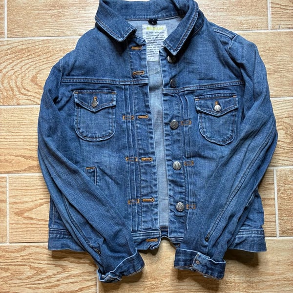 J. Crew Denim Jacket Size Medium Blue Cotton Spandex