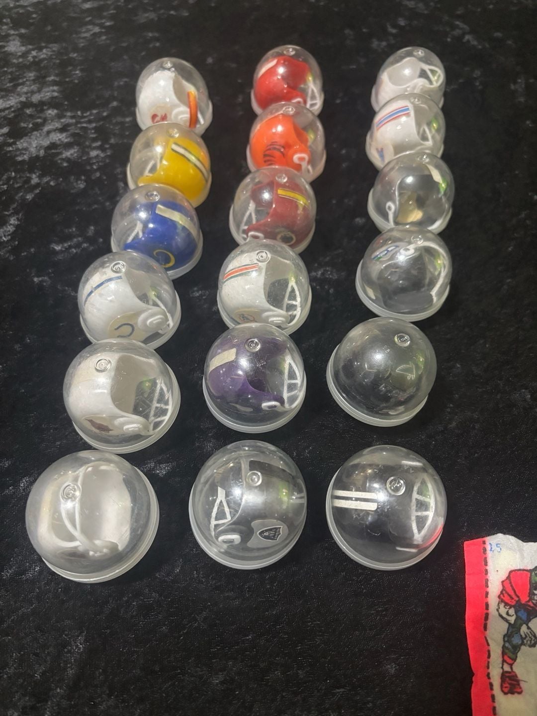 Vintage NFL Vending Machine Mini Helmets Lot 1
