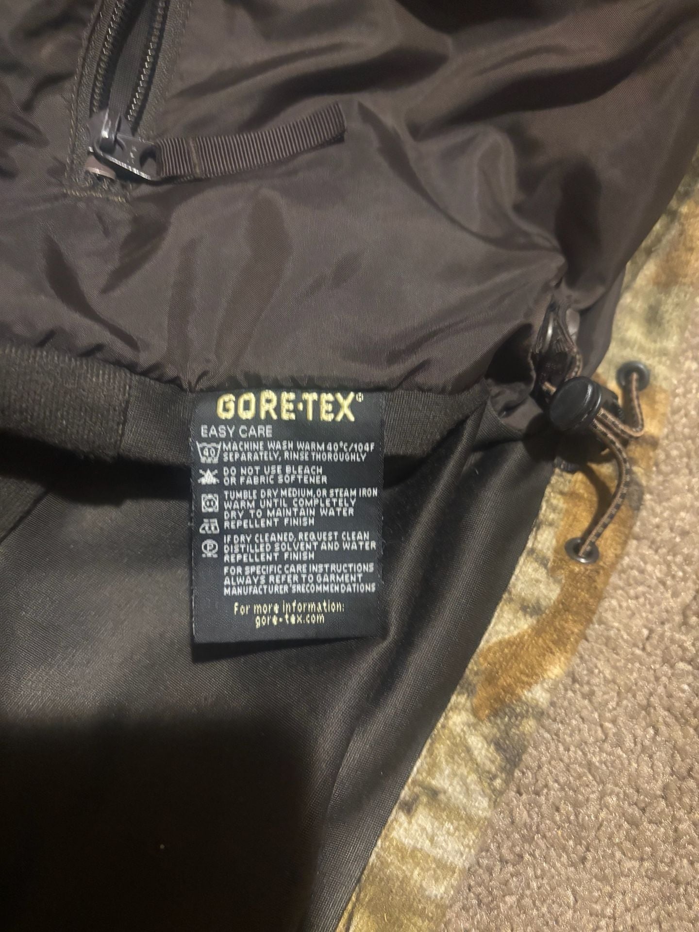 Cabela's Whitetail Clothing Gore-Tex Camo Hunting Parka Jacket Men's 3XL 4