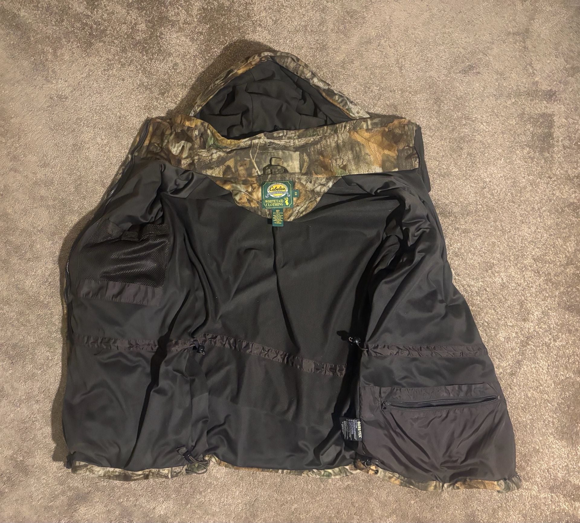 Cabela's Whitetail Clothing Gore-Tex Camo Hunting Parka Jacket Men's 3XL 5