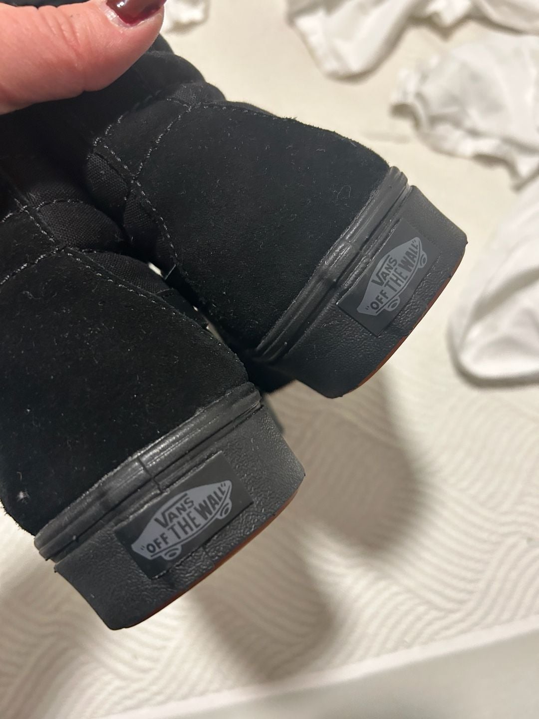 Vans Comfycush Sk8-Hi Black Suede High Top Sneakers 3