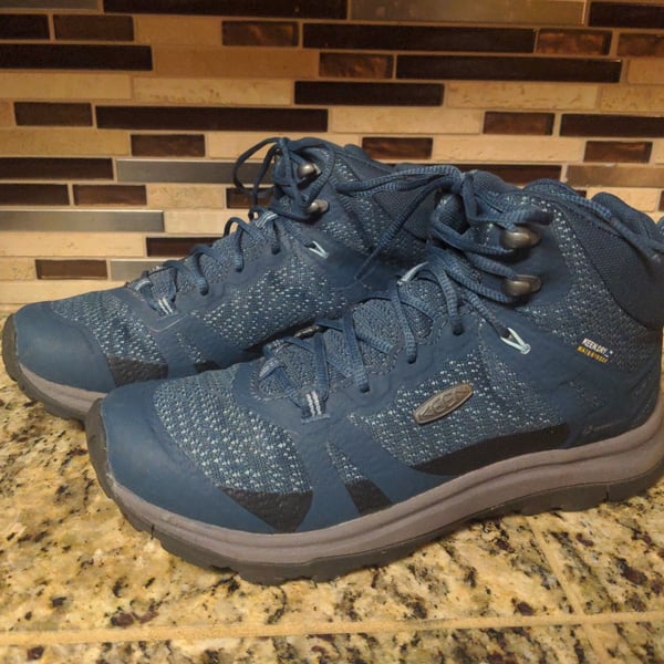 Keen Terradora II Mid Waterproof Hiking Boots Blue Women's 6
