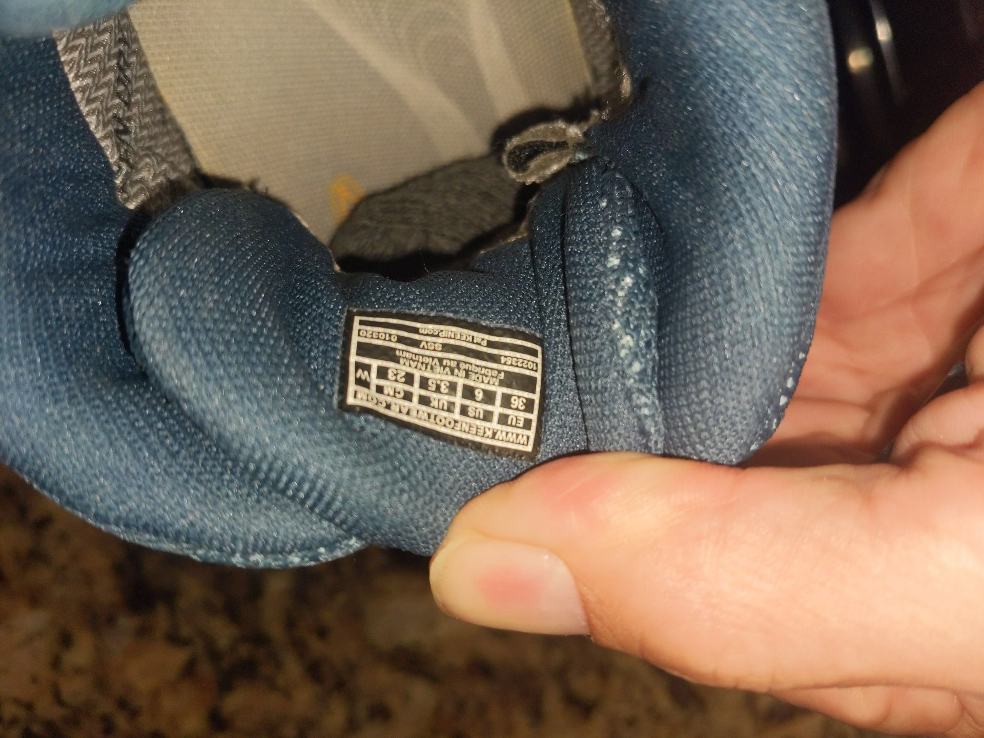 Keen Terradora II Mid Waterproof Hiking Boots Blue Women's 6 8