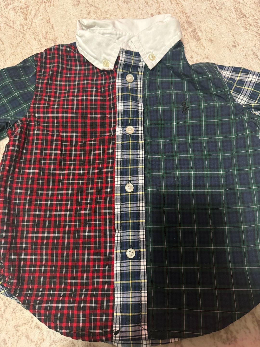 Polo Ralph Lauren Patchwork Plaid Button Down Shirt 3