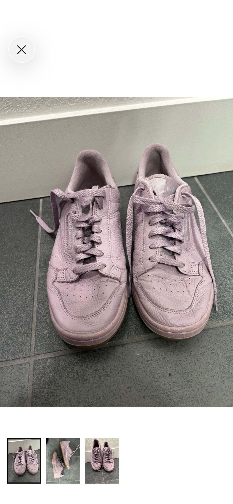 Adidas Continental 80 Soft Vision Purple Leather Sneakers G27719 2