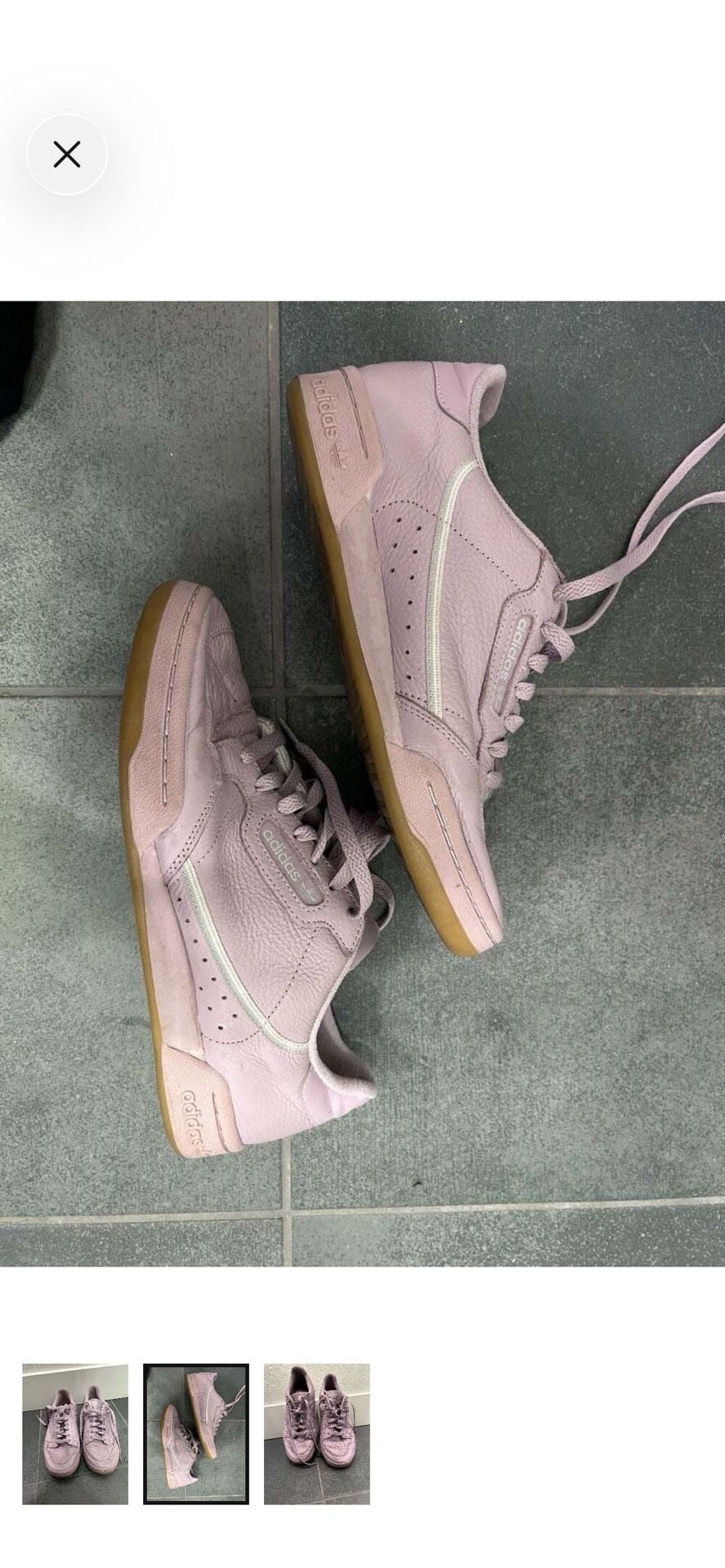 Adidas Continental 80 Soft Vision Purple Leather Sneakers G27719 3