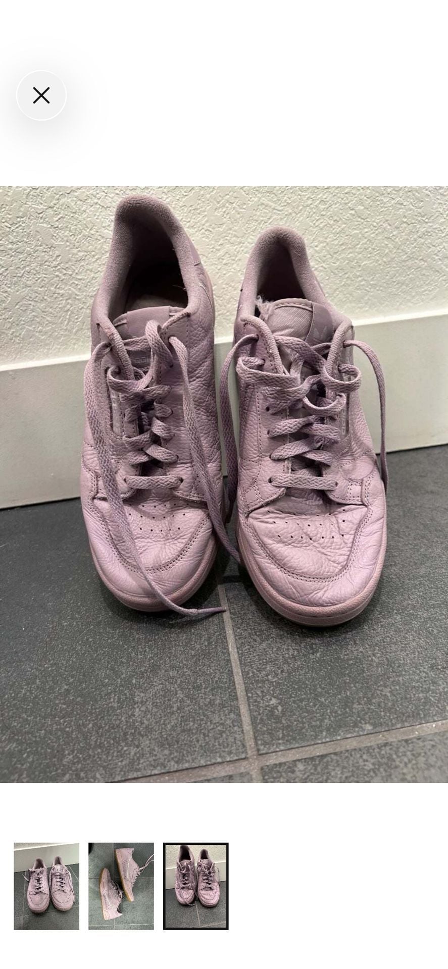 Adidas Continental 80 Soft Vision Purple Leather Sneakers G27719 4