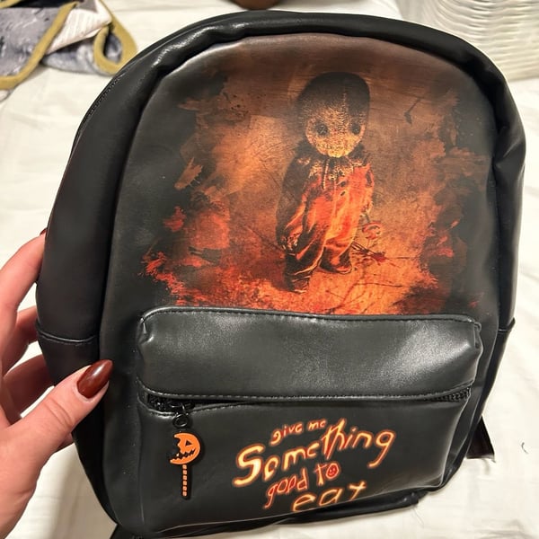 Sam Trick R Treat Mini Backpack Halloween Bag Black