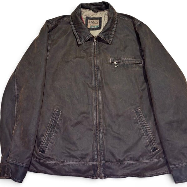 R&O Hooded Jacket Size XXL Brown