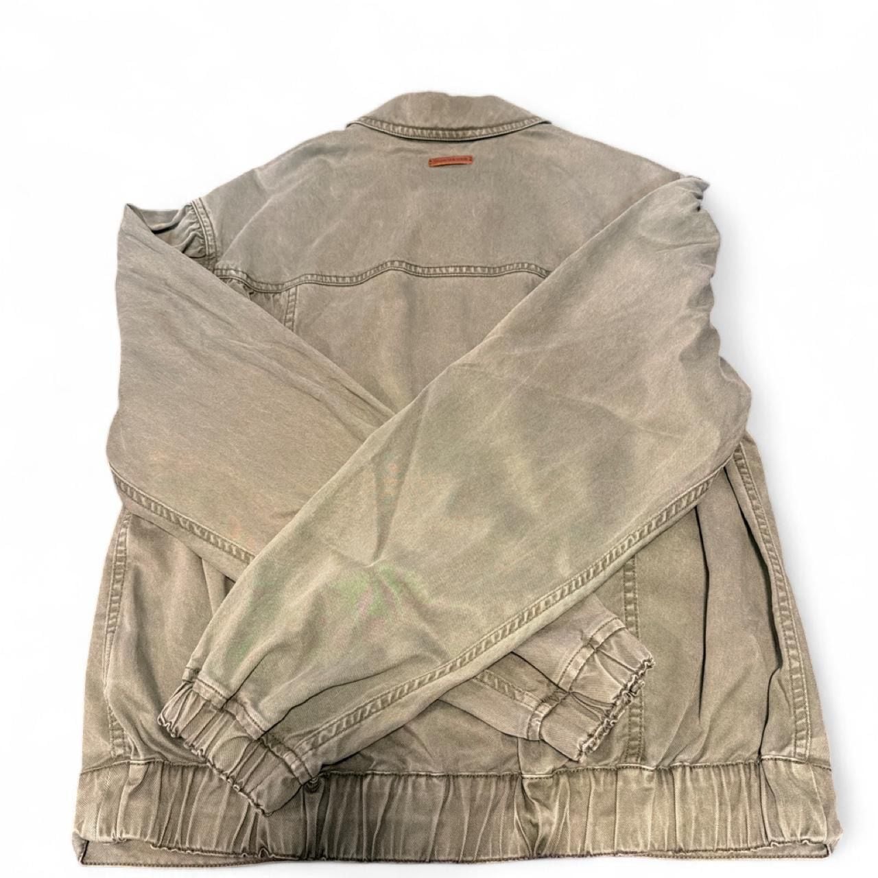 Scotch & Soda Zip Jacket Size M Green Cotton Utility 3