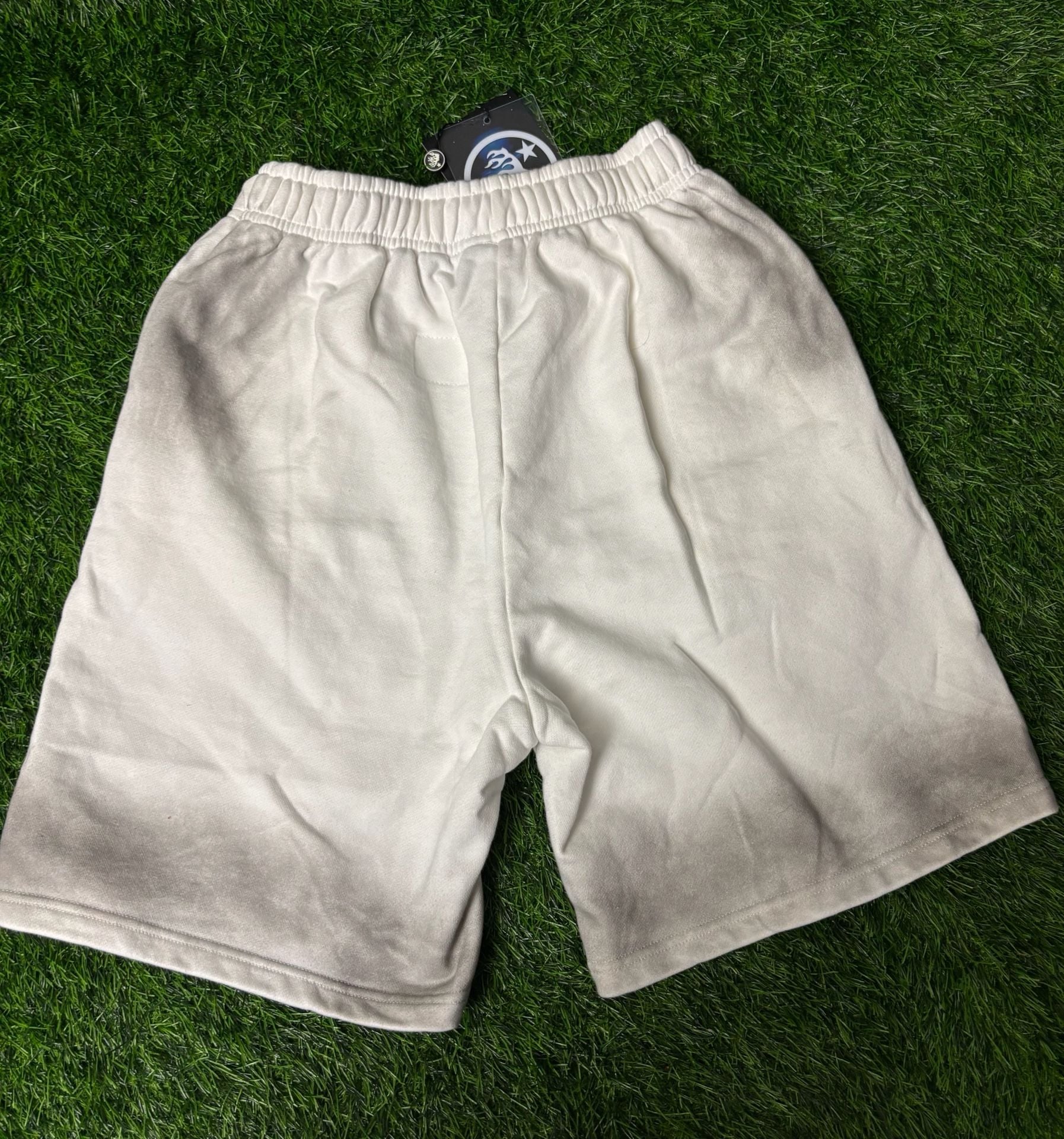Hellstar Tribal Flame Shorts Size S White Sweatshorts 3