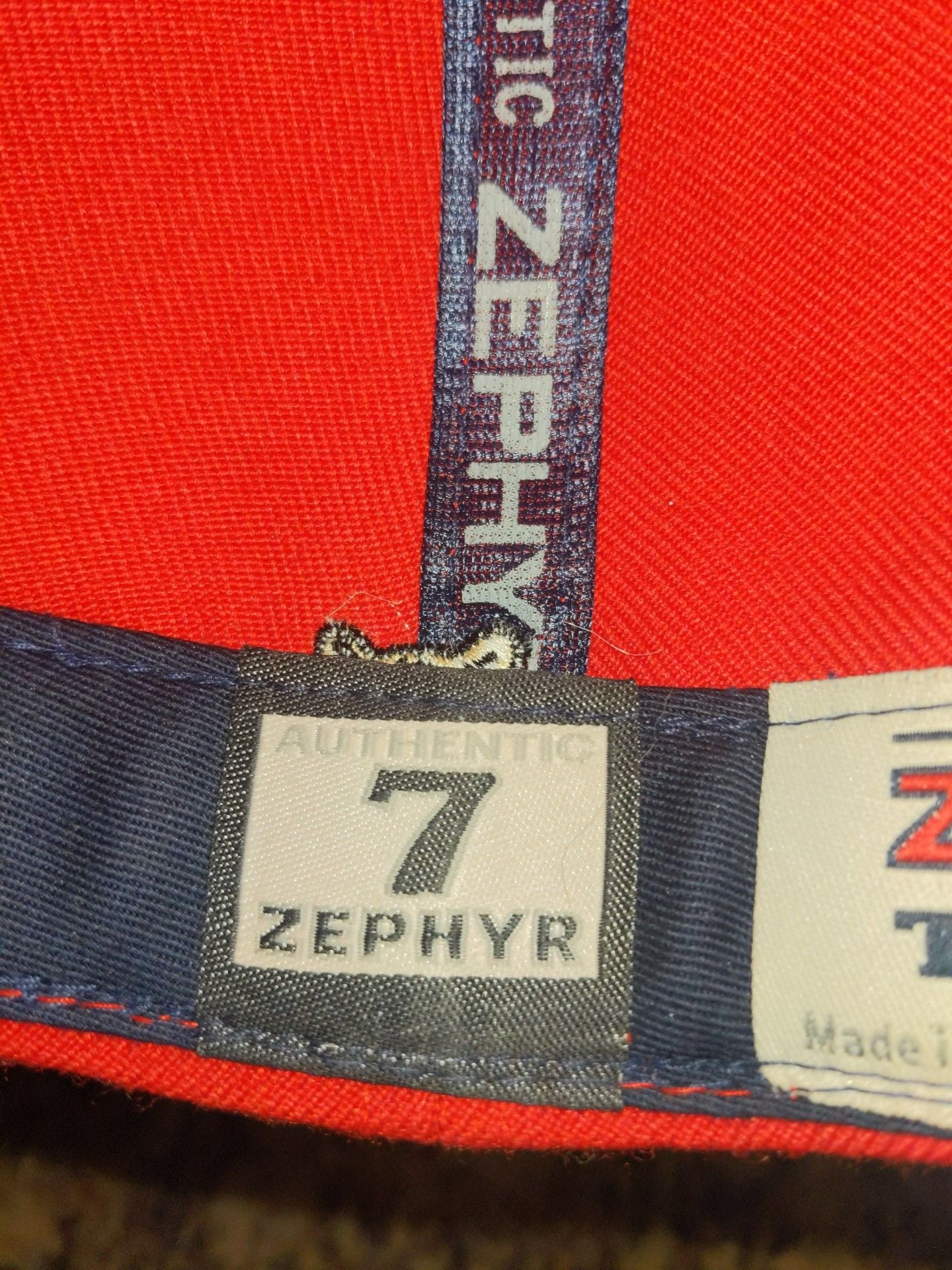 Zephyr University of Houston Cougars Fitted Hat Size 7 Red 7