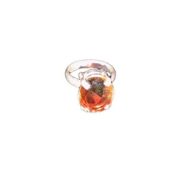 925 Sterling Silver Multi-Colored Hydro Quartz Ring 4