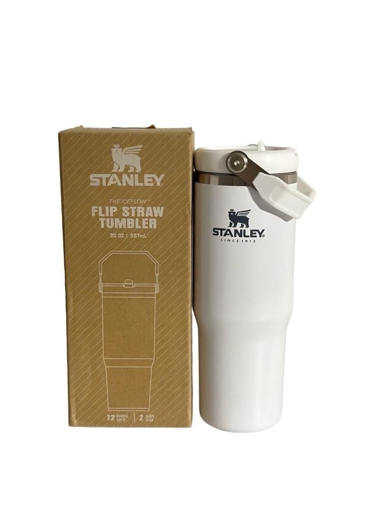 Stanley The IceFlow Flip Straw Tumbler 30 Oz White 1