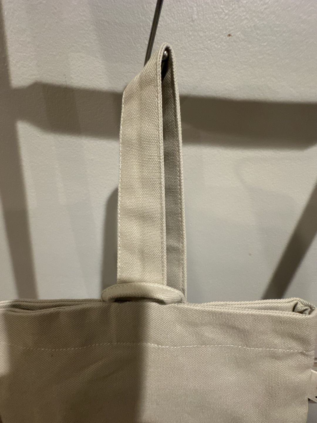 Aplat Canvas Wine Tote Bag Off White Natural 5