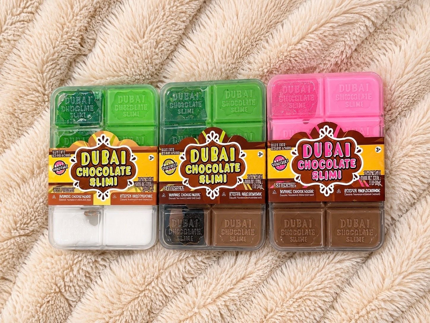 Dubai Chocolate Slimi Strawberry Scented Slime 1