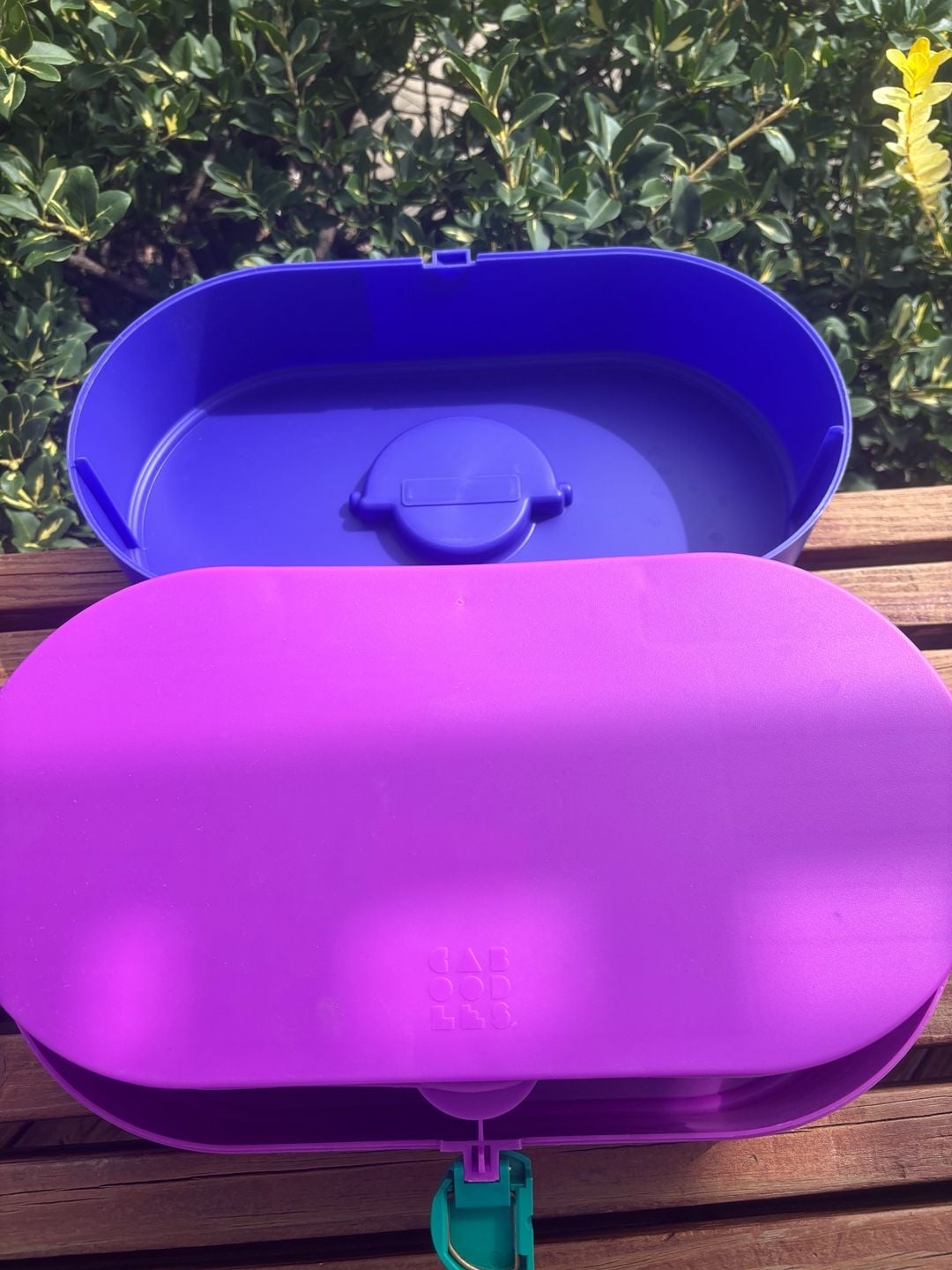 Caboodles New Wave Organizer Makeup Case Purple Teal 2650 6