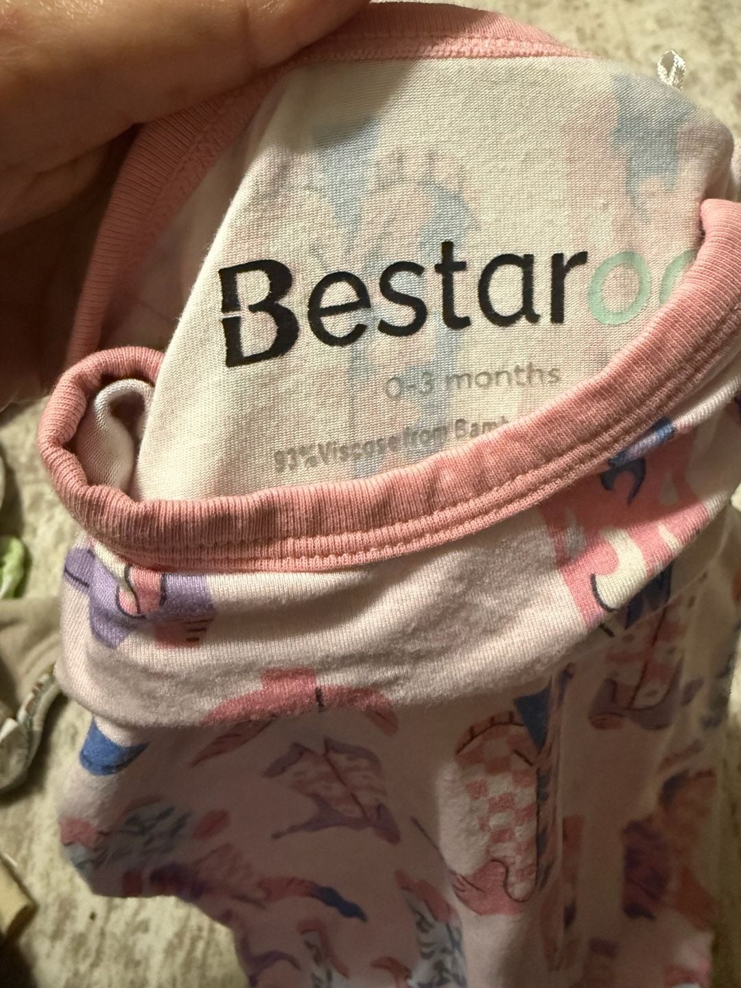 Bestaroo Western Boots Knotted Gown 0-3 Months Pink 3