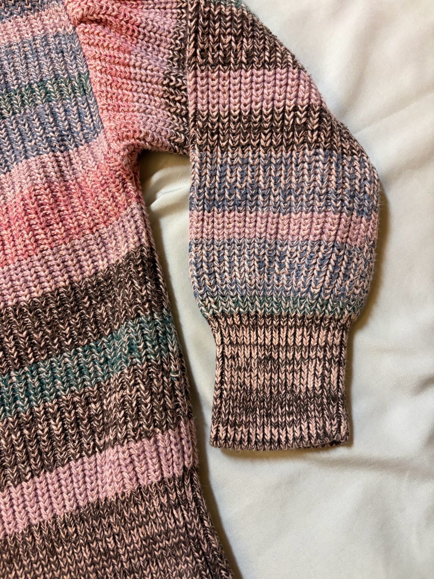 Gap Kids Sweater Size S Multicolor Striped Shaker Knit Pullover 3