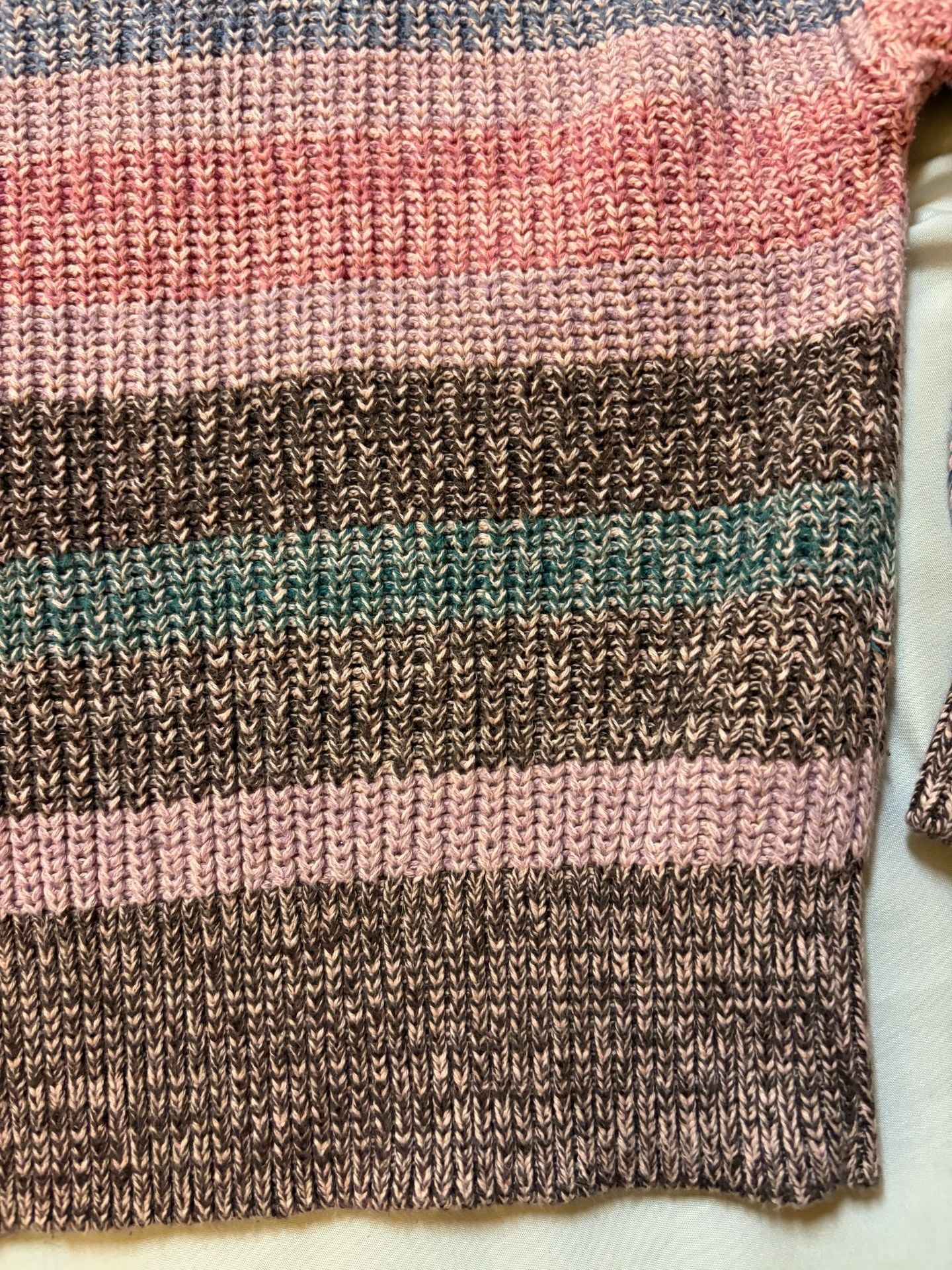 Gap Kids Sweater Size S Multicolor Striped Shaker Knit Pullover 4