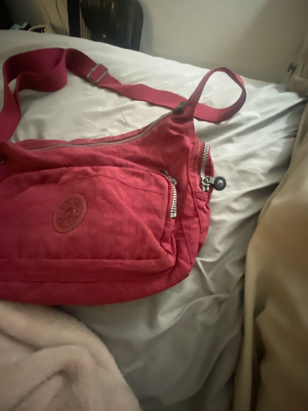 Kipling Gabbie Small Crossbody Bag Red Nylon Flaring Rust 3