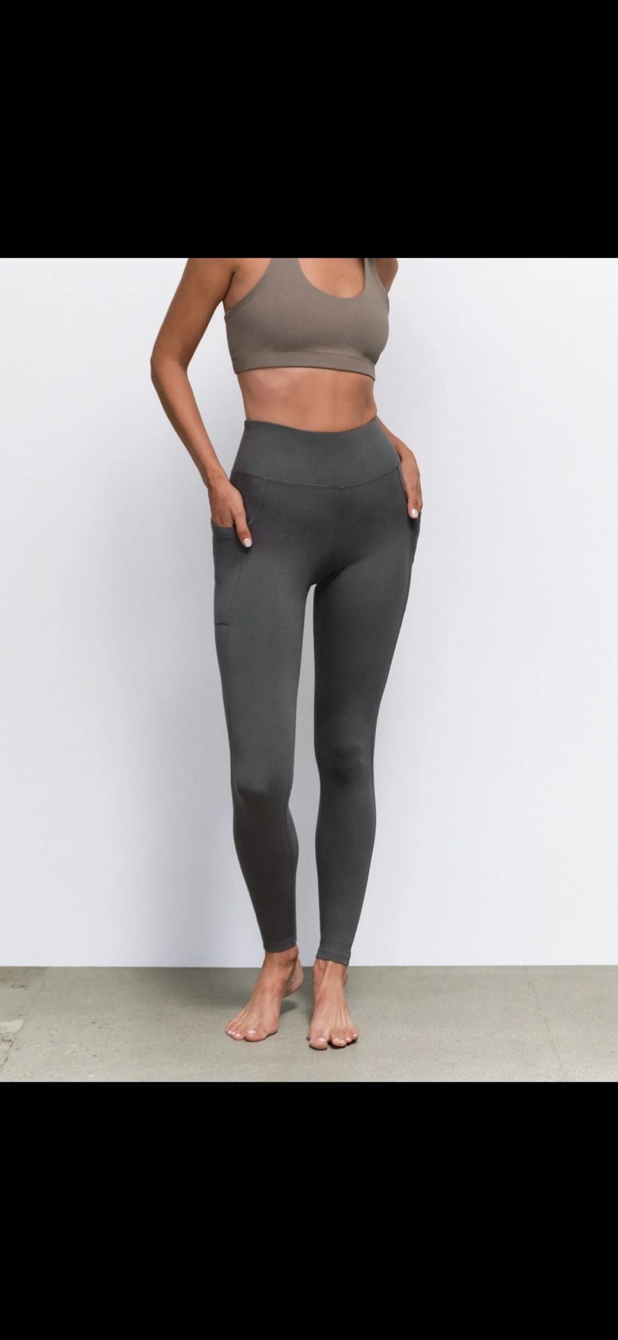 Mate The Label Organic Stretch Pocket Legging Forest Green 2