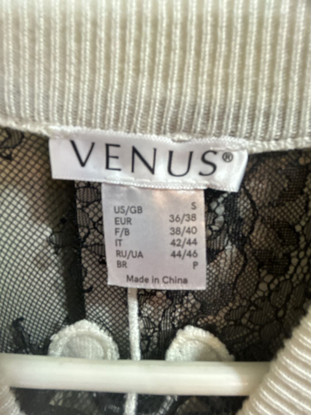 VENUS Sweater Dress Whimsical, Lace, Rhinestone NWT Glam/Datenight 4