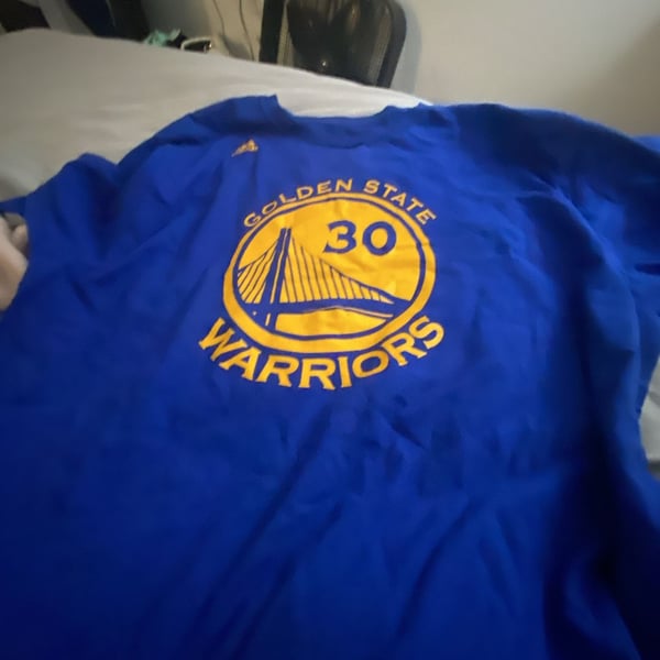 Adidas Golden State Warriors Steph Curry 30 T-Shirt XL Blue