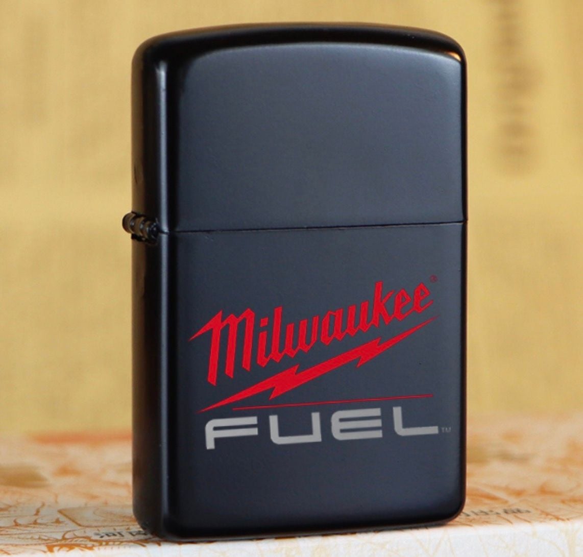 Milwaukee Fuel Style Lighter Black Zip 1