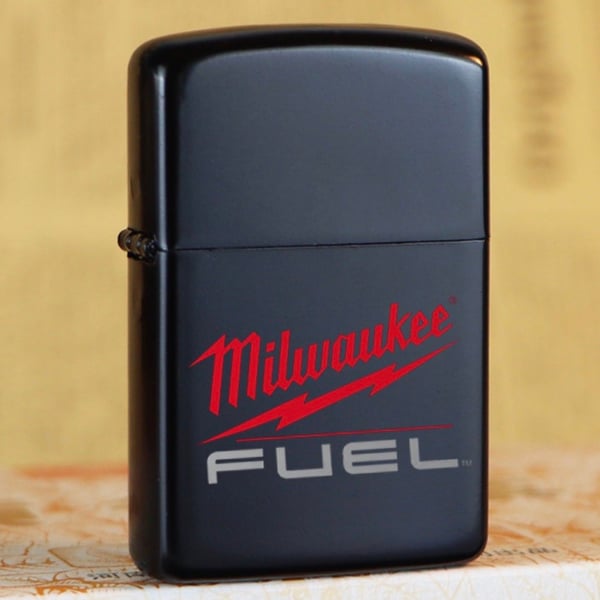 Milwaukee Fuel Style Lighter Black Zip
