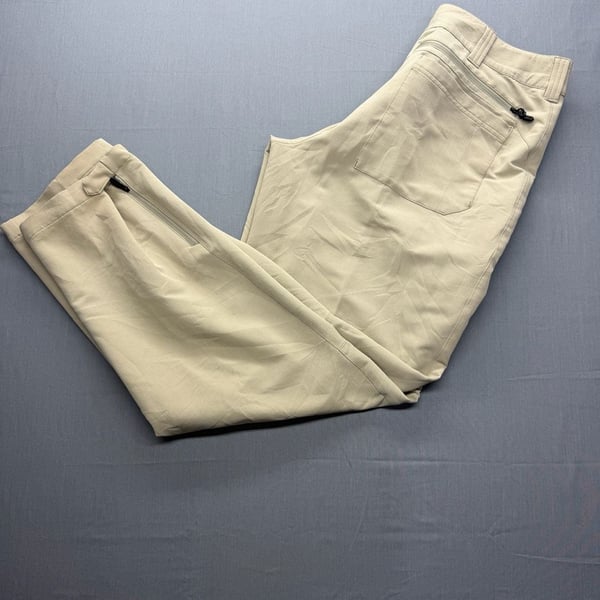 Cabela GuideWear Pants Size W34 L32 Khaki Hiking Cargo