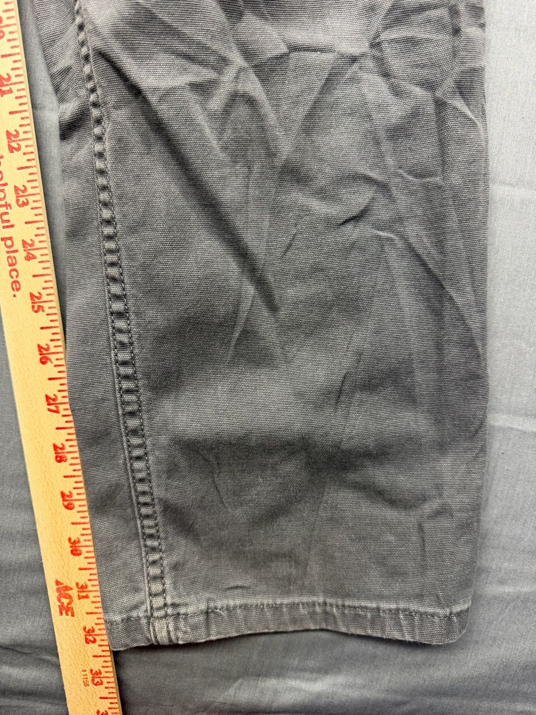 Carhartt Relaxed Fit Work Pants Size 36x34 Gray Canvas Carpenter 7