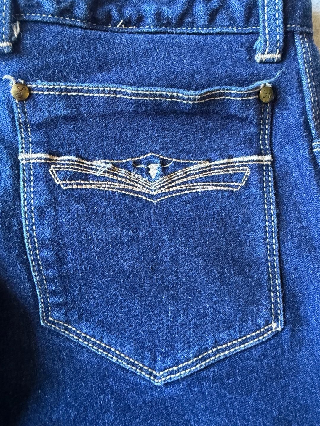 VTG 80s Sergio Valente High Waisted Flare Jeans Womens Size 12 Inseam 36DarkWash 8