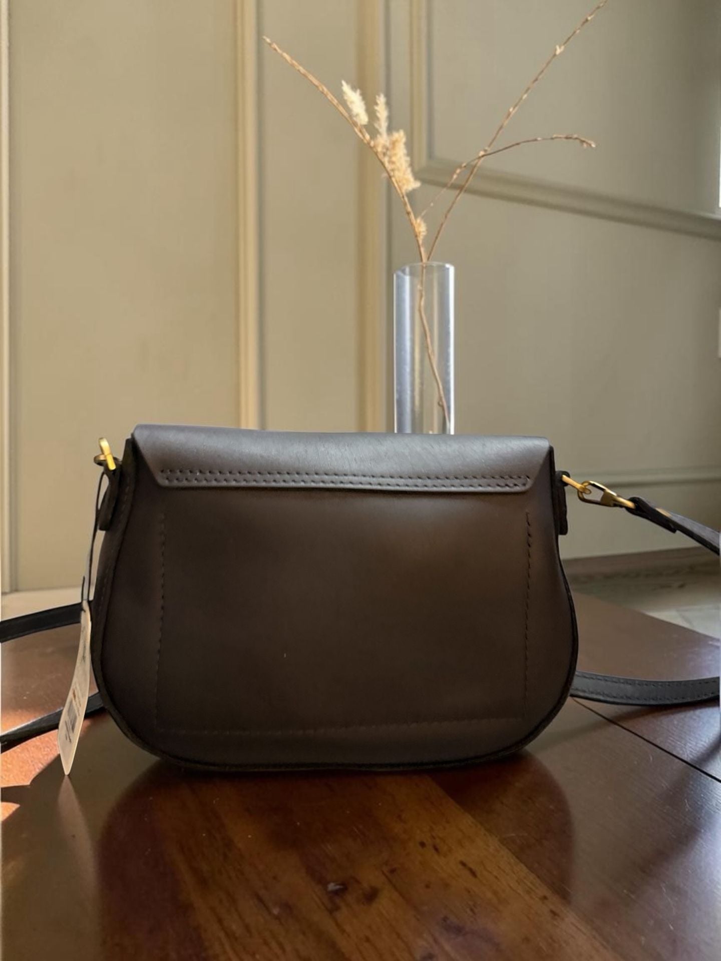 Portland Leather Large Monaco Crossbody Black 4