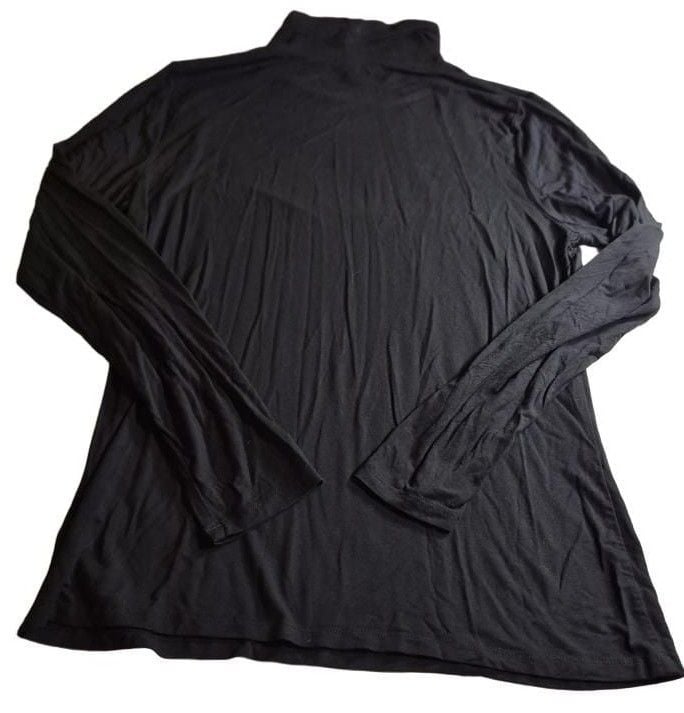 Cable & Gauge Turtleneck Top Black 8