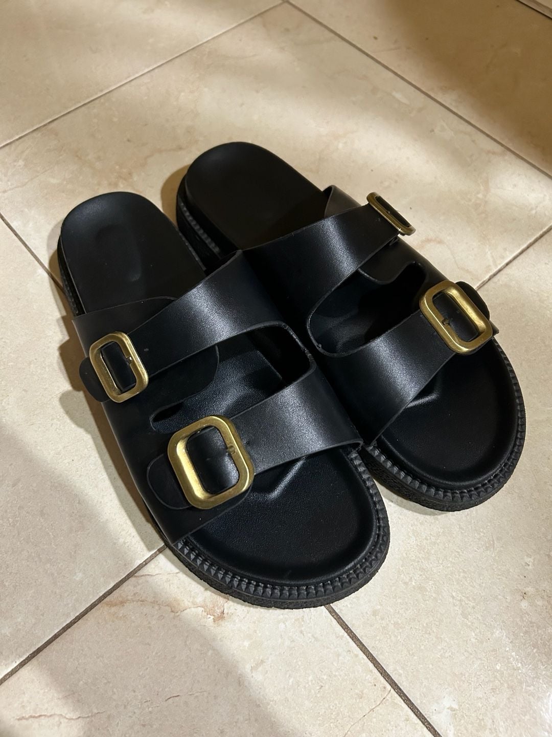 Leopard Slides Platform Sandals for Women 2025 Fashion Casual Buckle Comfort Wide Feet Slip on Beach Flats - .com, 2